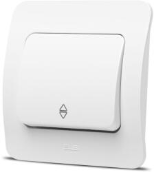 Elbi Intrerupator cap scara Elbi Jazz, 10A, alb, incastrat, 1 modul (EL0072825)