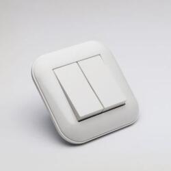 OVIVO Comutator dublu alb Loft (EL0057101)