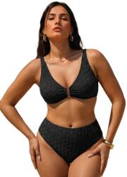 Shein Kétrészes Fürdőruha Fekete XL - allegro - 2 215 Ft