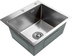 BÖHM HOME Chiuveta bucatarie BÖHM BH5045SD, inox alimentar SUS304, 500 x 450 x 220 mm, finisaj Satin, sifon inclus (18429) Chiuveta