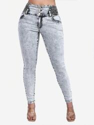 Shein Magas Derekú Farmernadrág S-es Méret