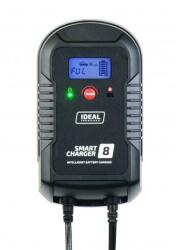 IDEAL Incarcator acumulator SMART CHARGER 8 LCD, tensiune de incarcare: 6/12 V IDEAL, curent de incarcare: 4/8A, alimentare: 230V, tip baterie: AGM/GEL/MF/WEL (SMART8LCD)