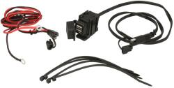 4Ride Adaptor bricheta USB DC 12-24V, DC 5V/3.1A (lungime cablu: 2 m, Motocicleta) (ERCL-MUS08)
