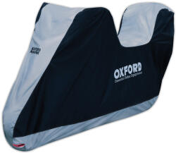 Oxford Husa moto OXFORD Aquatex cu spatiu pentru topcase, negru/argintiu - marime M (CV203)