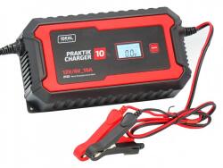 IDEAL Incarcator baterie PRAKTIK CHARGER 10 LCD, tensiune de incarcare: 6/12 V IDEAL, curent de incarcare: 10A, sursa de alimentare: 230V, tip baterie: AGM/EFB/GEL/MF/WET (PCHARGE10)
