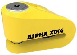 Oxford Antifurt moto OXFORD - Alpha XD14, inox, pin 14mm - galben (LK276)