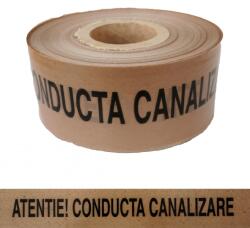 Instaltub Banda avertizare maro canalizare cu fir inox 250m (BANDA-MARO-250-FIR)