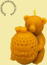 Profiszilikon Honey Festival maci szilikon gyertyaöntő forma (szgy268)