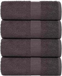vidaXL Prosoape de baie, FROGN, 4 buc. , antracit, 30x30 cm, 360 g/m2 GartenMobel Dekor (136674) Prosop