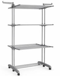 Songmics Uscator de rufe pliabil SONGMICS cu 4 niveluri, 6 roti si capacitate 41 kg (EZ-LLR703G01)