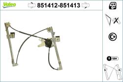 VALEO Mecanism actionare geam VALEO 851412 (851412)