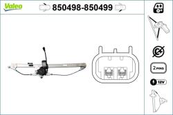 VALEO Mecanism actionare geam VALEO 850498 (850498)