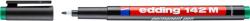 Edding Marker permanent edding 142, corp din plastic, varf rotund, 1 mm, verde (ED1425)