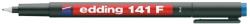 edding Marker permanent Edding OHP 141F, corp plastic, varf rotund, 0.6 mm, albastru (ED1413) - forit