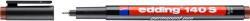 Edding Marker Edding 140 OHP, permanent, varf 0.3 mm, maro (ED1407)