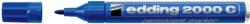 edding Marker permanent Edding 2000C, corp metalic, varf rotund, 1.5-3 mm, albastru (ED20003) - forit