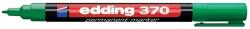 Edding Marker permanent Edding 370, corp plastic, varf rotund, 1 mm, verde (ED3704)