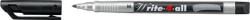 STABILO Marker permanent Stabilo, Write-4-All, corp plastic, varf rotund, 1 mm, negru (SW131411) - forit