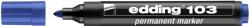 edding Marker Edding 103 permanent, varf rotund 1.5-3mm, albastru (ED103003) - forit