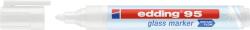 edding Marker pentru sticla edding 95, corp din plastic, varf rotund, 1.5-3 mm, alb (ED495049)