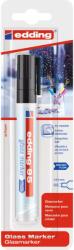 edding Marker pentru sticla Edding 95, varf rotund, 1.5-3 mm, negru (ED49512B)