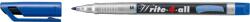 STABILO Marker permanent Stabilo, Write-4-All, corp plastic, varf rotund, 1 mm, albastru (SW131413)