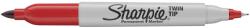 Newell Marker permanent Papermate Sharpie cu doua capete, 0.5 mm si 1 mm, rosu (PP110803)
