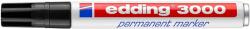 edding Marker permanent Edding 3000, varf 1.5-3 mm, negru (ED30001) - forit