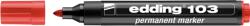 edding Marker Edding 103 permanent, varf rotund 1.5-3mm, rosu (ED103002) - forit