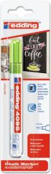 edding Marker Edding 4095 cu creta lichida, varf 2-3 mm, verde, blister (ED409511) - forit