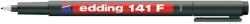 edding Stilou Edding 141 OHP permanent, varf 0.6mm, negru (ED1411) - forit
