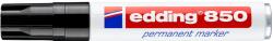 edding Marker permanent Edding 850, corp metalic, varf 5-15 mm, negru (ED850001)