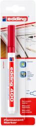 edding Marker permanent Edding 400, varf rotund 1 mm, rosu, blister (ED40002B) - forit