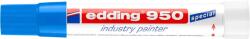 edding Marker permanent Edding 950, varf tip ceara, 10 mm, albastru (ED950003)