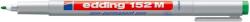 edding Marker nepermanent Edding OHP 152, varf rotund, 1.0 mm, verde (ED152004) - forit