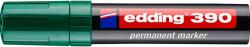 edding Marker permanent Edding 390, corp plastic, varf retezat 4-12 mm, verde (ED3904)