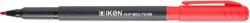 Ikon Marker permanent OHP IKON, varf mediu, 1 mm, rosu (AY742502)