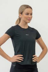NEBBIA FIT Activewear póló Airy fényvisszaverő logóval 438 - FEKETE (M) - NEBBIA