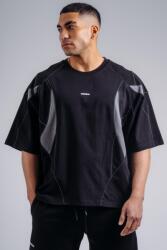 NEBBIA Oversized Pump Cover T-Shirt PRIMAL 871 Black - black (M) - NEBBIA