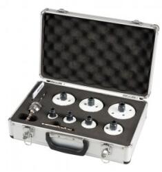 Makita BiM Ezychange 2 găuri set în carcasă de aluminiu: 19, 22, 29, 38, 44, 57 + burghie HSS-G E-12304 (E-12304)