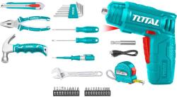 TOTAL Șurubelniță fără fir TOTAL 4 V cu set de scule, 38 buc THKTHP10386 (THKTHP10386) Trusa unelte