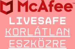 McAfee LiveSafe (korlátlan eszköz / 1 év) (MLS213MMURAAB)
