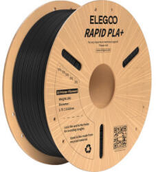 ELEGOO Accesoriu imprimanta 3D ELEGOO Filament Rapid PLA+, Black, 1 kg (50.203.0114)