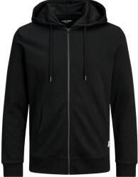 JACK & JONES Férfi pulóver, Jack & Jones, Basic Sweat, fekete, XS