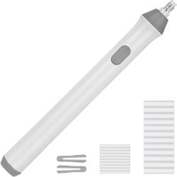 Cyrax Elektromos radír, Cyrax, vázlatokhoz és rajzokhoz, hegy vastagsága 3 mm/5 mm, 2 db AA elem (nem tartozék), ABS, fehér (134412)