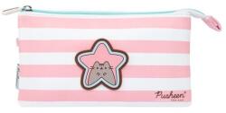 Pusheen Penar Pusheen, 3 compartimente, inchidere cu fermoar, 21x7x7 cm (MARE0060) Penar