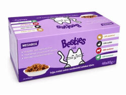  Besties Cat Alutasakos Macskaeledel Vegyes Ízek Multipack 48 x 85 g