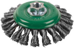 Milwaukee Kúpos drótkorong fonott dróttal M14 115x12mm rozsdamentes acél 0.5mm 4932501747 (4932501747)