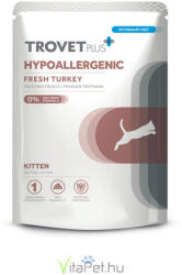  TrovetPlus Hypoallergenic cat Kitten Pouch Turkey 85 g