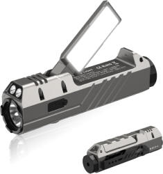 Wurkkos HD05 4 az 1-ben EDC zseblámpa - 3100 lm, 335 m, UV, piros fény, forgatható oldalfény
